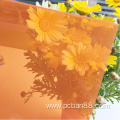 Solid polycarbonate sheet Orange 4mm PC sheet